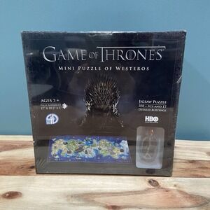 HBO Game of Thrones Mini Puzzle OF Westeros 350+ Pieces 4D New Sealed